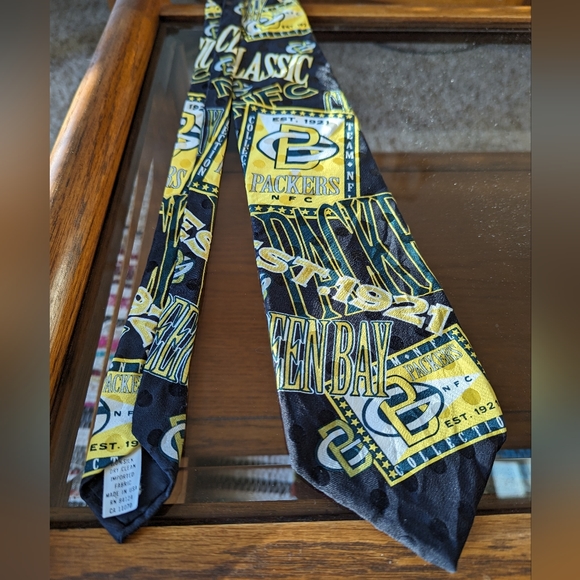 Vintage 1993 Green Bay Packers Tie - Picture 2 of 7
